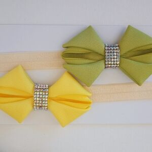 Bows For Girls'🎀Set Of Beautiful Baby Headbands✨✨